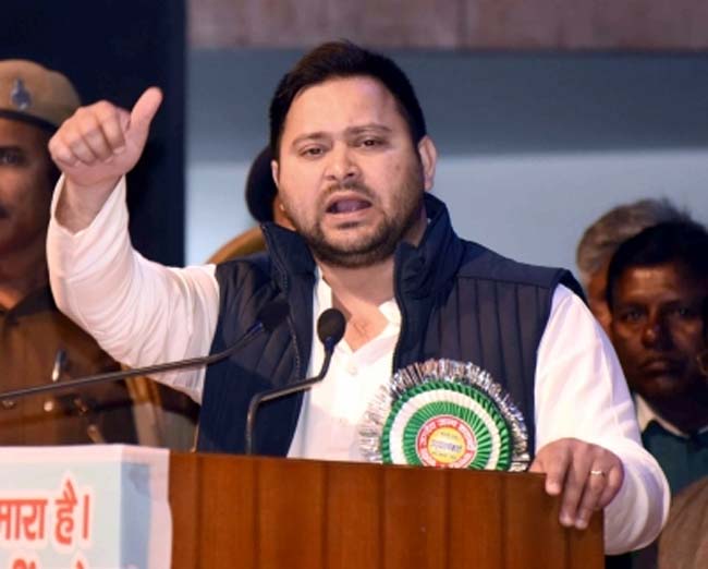 Bjp Scared Of Opposition Unity Says Tejashwi Yadav